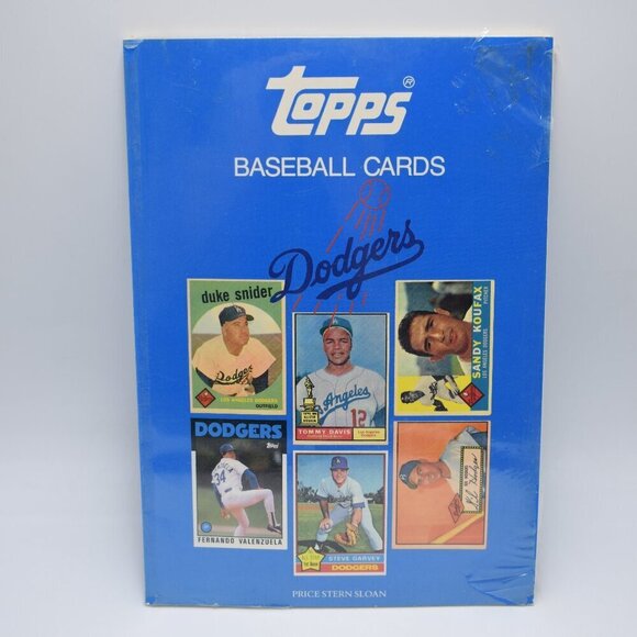 Price Stern Sloan Topps Baseball Card Team Book Dodgers 1952-1988 New/Seal - Picture 1 of 12